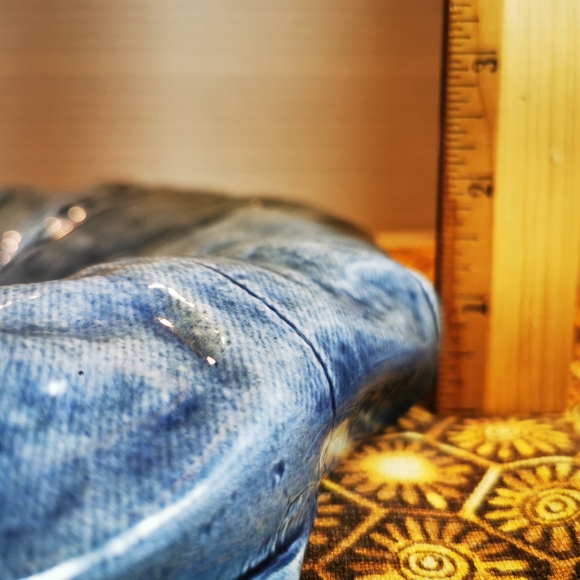 Vintage Denim Newsboy Cap Hat Ceramic Ashtray Trinket Dish Wall Hanging - Picture 4 of 17